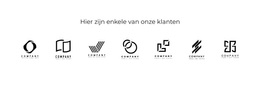 Diverse Logo'S Op Elkaar Afgestemde Ontwerpers