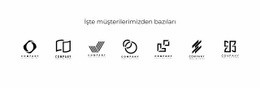 Çeşitli Logolar - Duyarlı HTML5 Şablonu