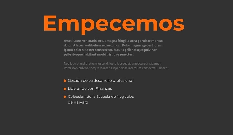 empecemos a aprender Plantilla HTML5