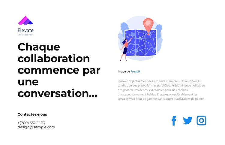 Chaque combinaison est unique Conception de site Web