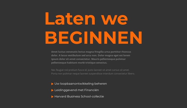 Laten we beginnen met leren WordPress-thema