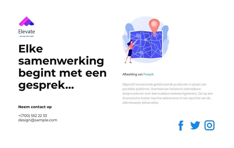 Elke combinatie is uniek Website Builder-sjablonen