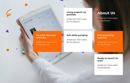 Get To Know Us Better - Responsive One Page Template