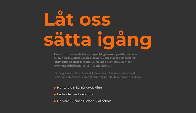 Låt oss börja lära oss Hemsidedesign