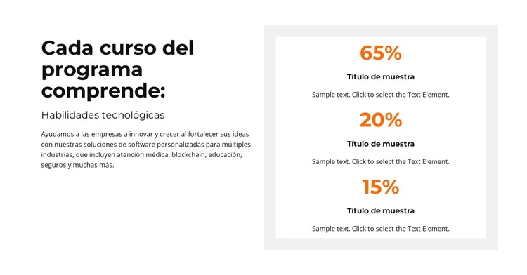 Contamos y analizamos Plantilla de sitio web