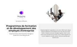 Société - Modèle HTML5 Professionnel