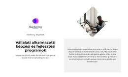 Vállalat – Reszponzív Webhely