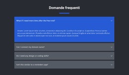 Domande Chieste - Website Creator HTML