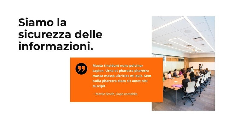 Informazioni segrete Modelli di Website Builder