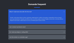 Domande Chieste - Modello Joomla Professionale Gratuito