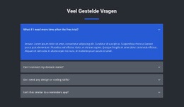 Gevraagde Vraag - Website Creator HTML