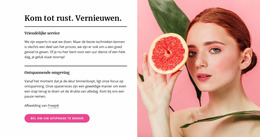 Klaar Voor Gebruik Joomla-Sjabloon Voor Manicures, Pedicures, Gezichtsbehandelingen En Huidbehandelingen