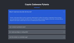 Zadane Pytania - Website Creator HTML