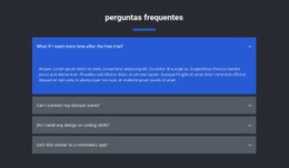 Perguntas Feitas - Modelo De Site De Arrastar E Soltar