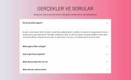 Sorularınız