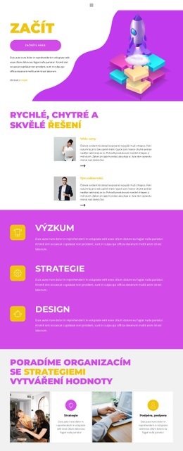 Responzivní Webová Šablona Pro Dobrý Výsledek