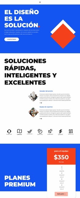 Nuevo Look En Diseño: Creador De Sitios Web Creativo Y Multipropósito