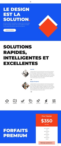 Nouveau Look Dans La Conception - Modèle De Site Web À Télécharger Gratuitement