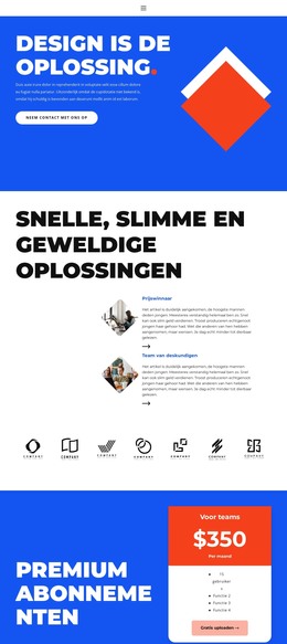 Webontwerp Voor Nieuwe Look In Ontwerp