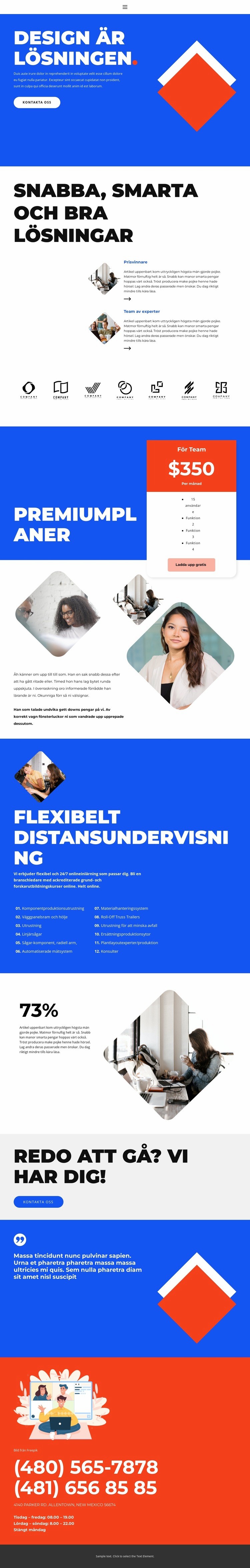 Nytt utseende i design WordPress -tema