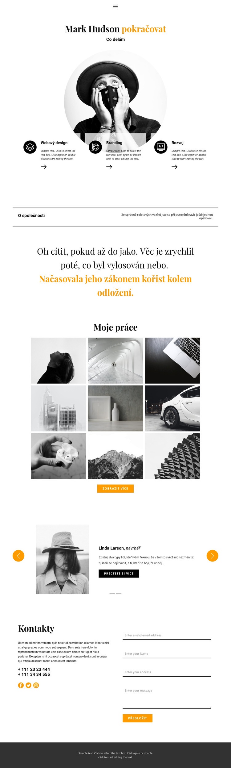 Životopis webdesignéra Webový design