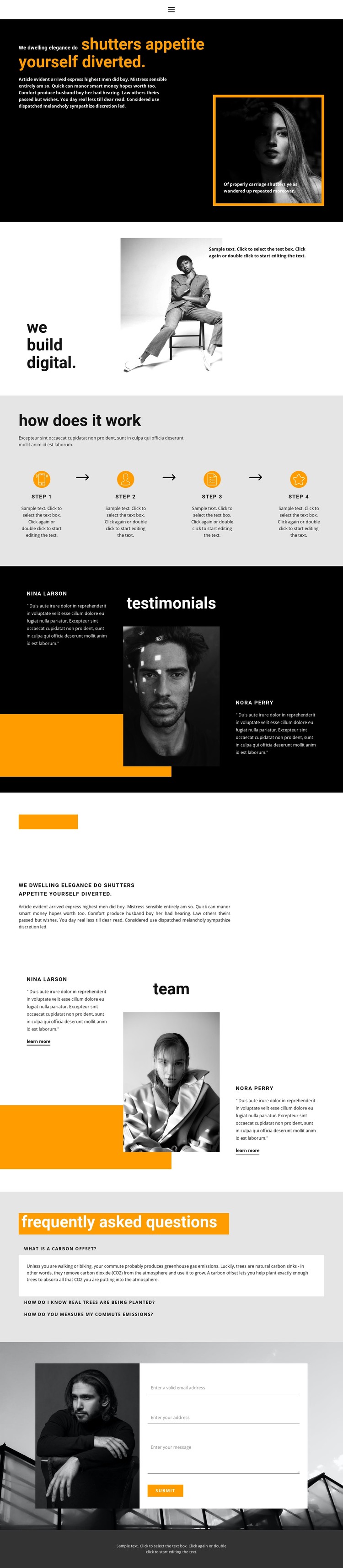 Organization of a successful business CSS Template