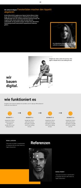 Organisation Eines Erfolgreichen Unternehmens – Funktionale HTML5-Vorlage