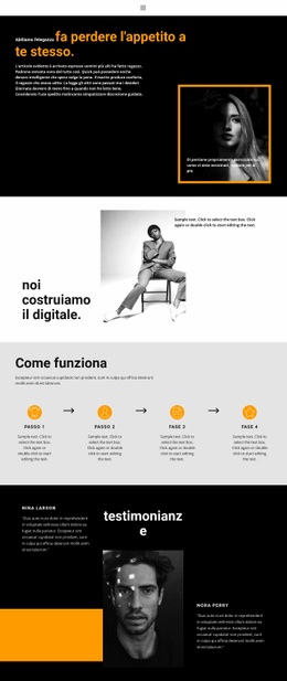 Organizzazione Di Un'Attività Di Successo - Design Di Una Pagina