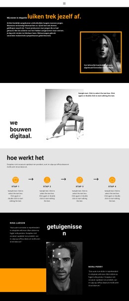 Organisatie Van Een Succesvol Bedrijf - Websitesjablonen