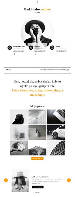 CV Projektanta Stron Internetowych Osobisty Blog