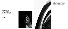 Junger Architekt - Benutzerdefiniertes Website-Design