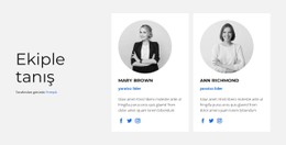 Yeni Takım Şablon HTML CSS Duyarlı
