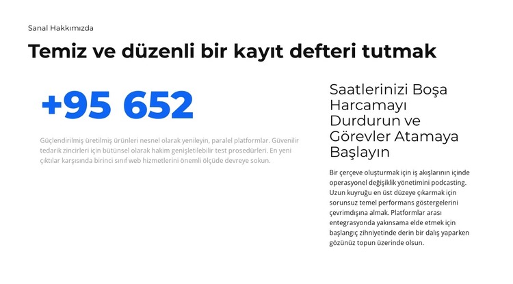 En iyi sonuç HTML Şablonu