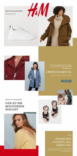 HM - Modernes Website-Design