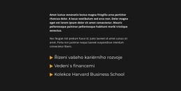 Blok Textu A Seznam – Online Šablony