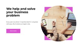Assistance In Business Development Simple CSS Template