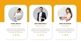 Unser Top-Management HTML5-Vorlage