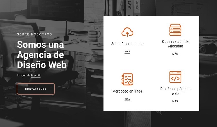 Soluciones únicas Plantillas de creación de sitios web