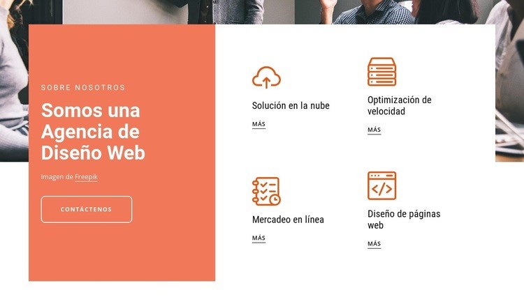 Diseño web para startups Maqueta de sitio web
