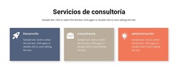 Consultoría Y Gestión: Plantilla HTML Adaptable