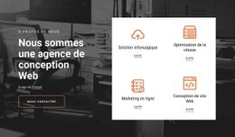 Des Solutions Uniques - Page De Destination
