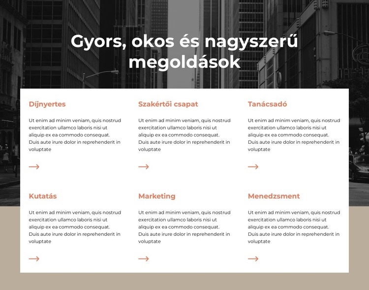 Stratégiai átalakulás HTML Sablon