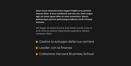 Blocco Di Testo Ed Elenco - Progettazione Gratuita Di Siti Web