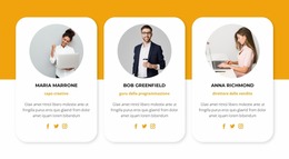 Il Nostro Top Management - Modello Joomla Reattivo