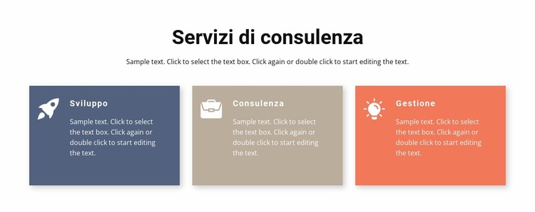 Consulenza e gestione Modello Joomla