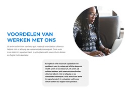 Voordelen Ten Opzichte Van Anderen - Gratis Websitesjabloon