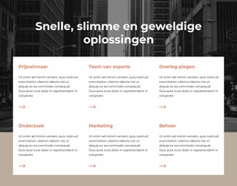 Een Strategische Transformatie - HTML- En CSS-Sjabloon