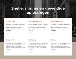 Een Strategische Transformatie - Ultieme Sjabloon Van Één Pagina