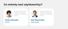 Nasi Użytkownicy Dzielą Się - Nowoczesny Motyw WordPress