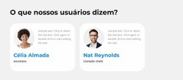 Nossos Usuários Compartilham - Construtor De Sites Fáceis